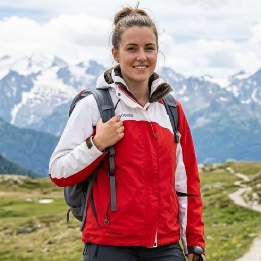 Columbia Titanium Omni-Tech Interchange Jacket Waterproof Hiking Gorpcore